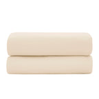 “Prestige” Fitted Sheet - Cotton Satin - Cream