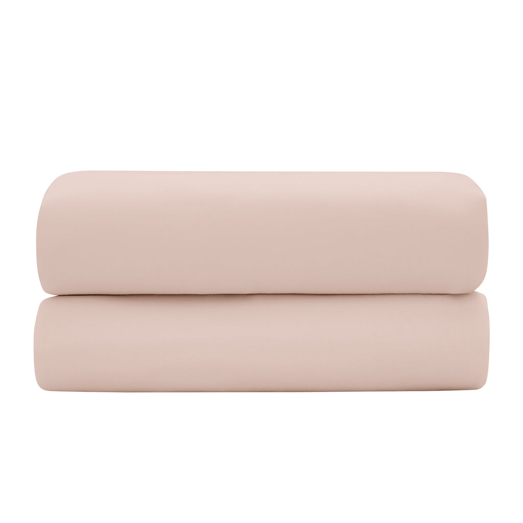 Drap Housse "Prestige" - Satin De Coton - Rose Blush