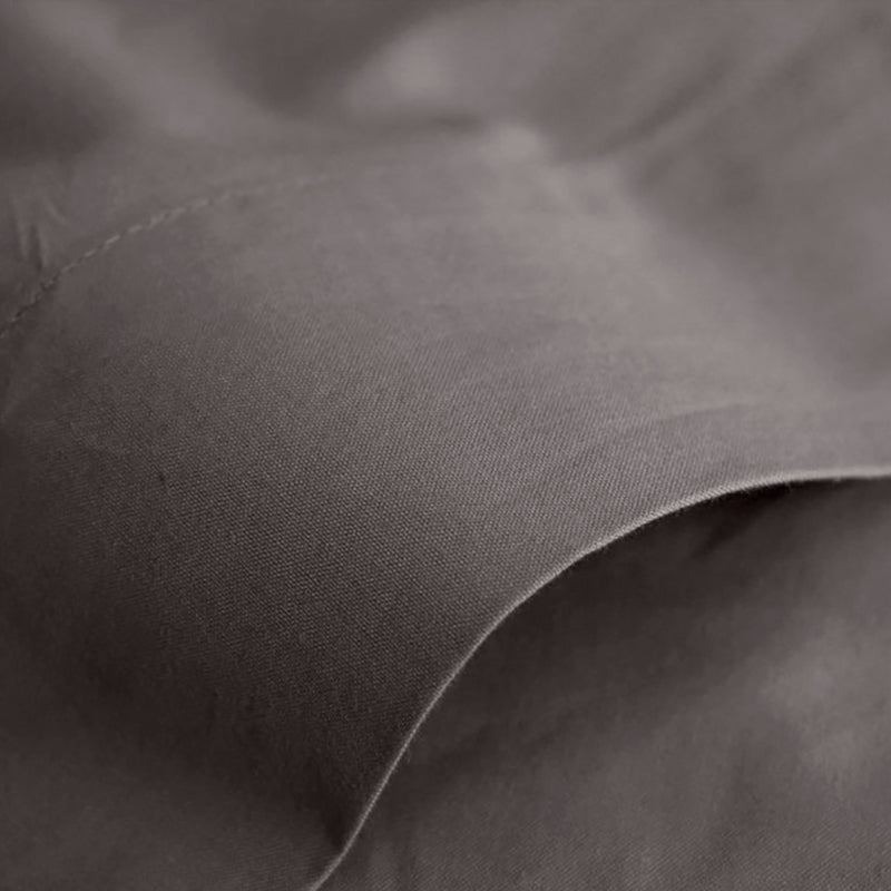 Drap Plat - 100% Coton - Ardoise