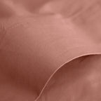 Drap Plat - 100% Coton - Vieux Rose