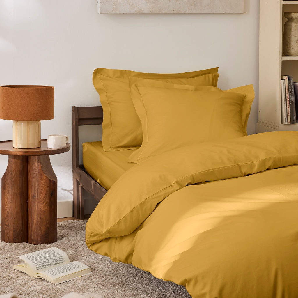 Flat Sheet - 100% Cotton Percale - Mango