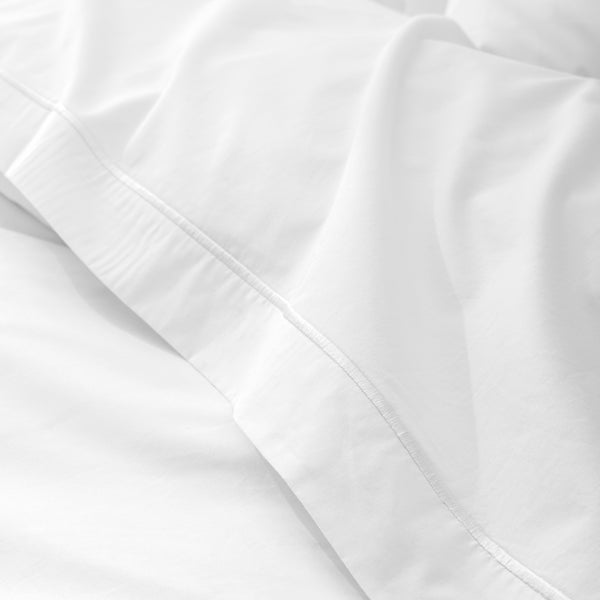 Flat Sheet - 100% Percale Cotton - Snow