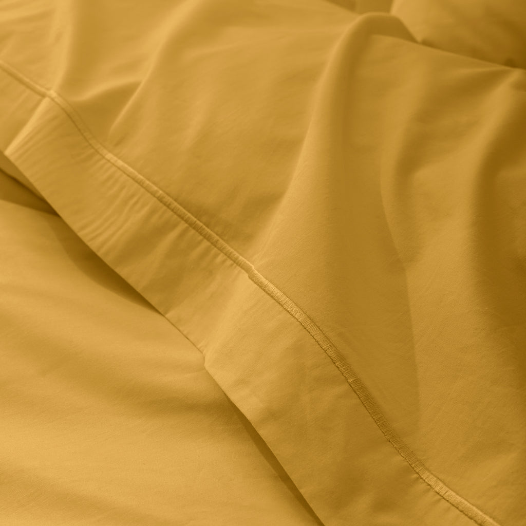 Flat Sheet - 100% Cotton Percale - Mango