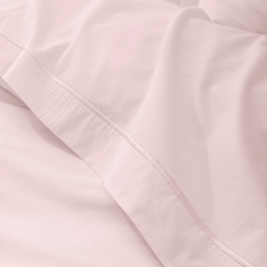 Drap Plat - 100% Percale Coton - Rose
