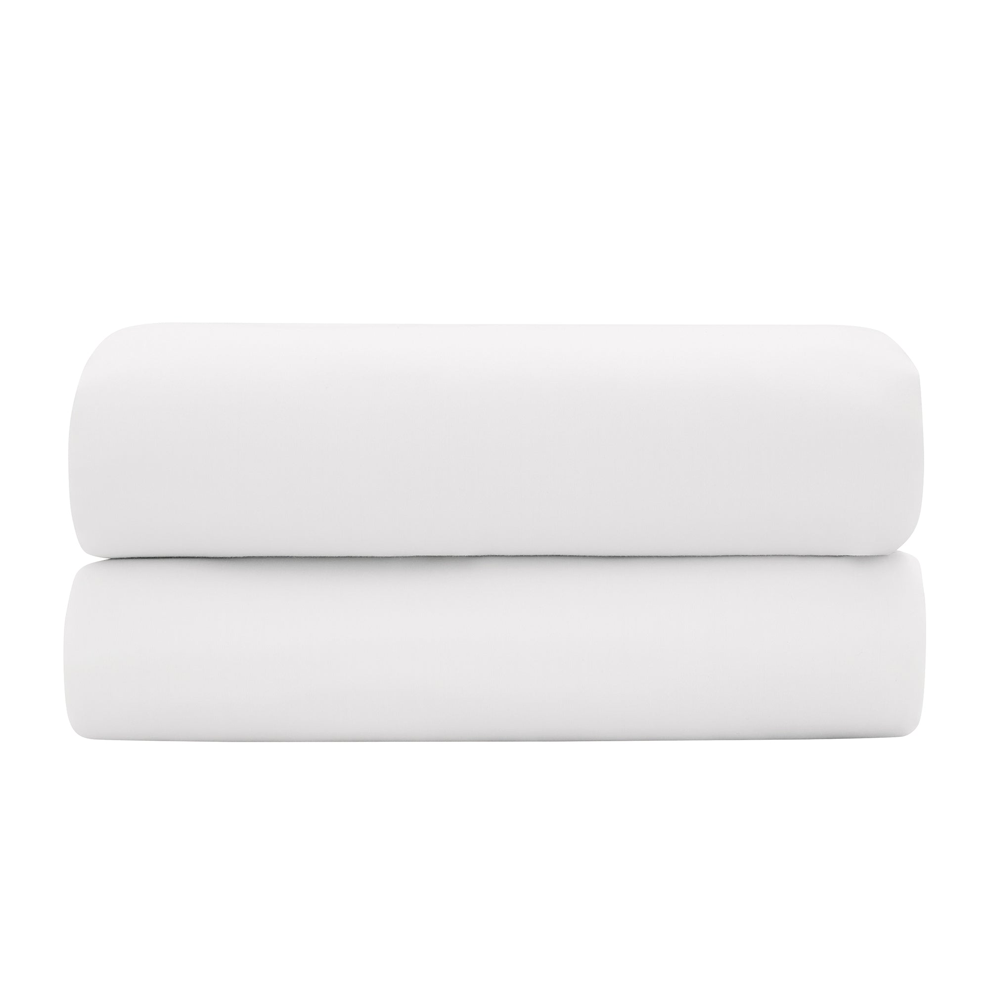 “Prestige” Flat Sheet - Cotton Satin - White