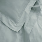 “Prestige” Flat Sheet - Cotton Satin - Celadon