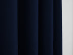 Cortinas - Efecto Lino - Azul Medianoche