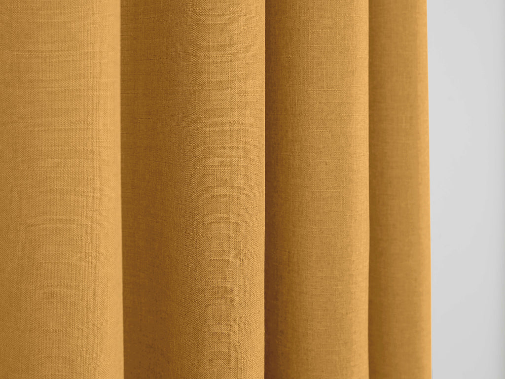 Curtains - Linen Effect - Honey
