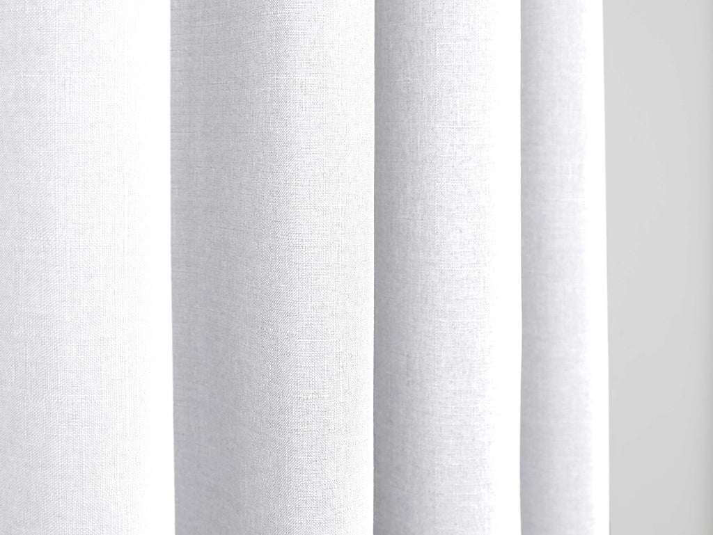 Curtains - Linen Effect - Snow