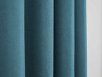 Curtains - Linen Effect - Peacock