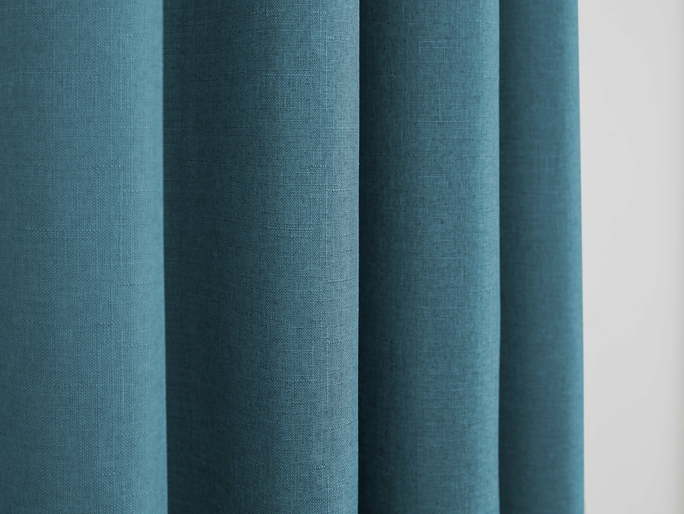 Curtains - Linen Effect - Peacock