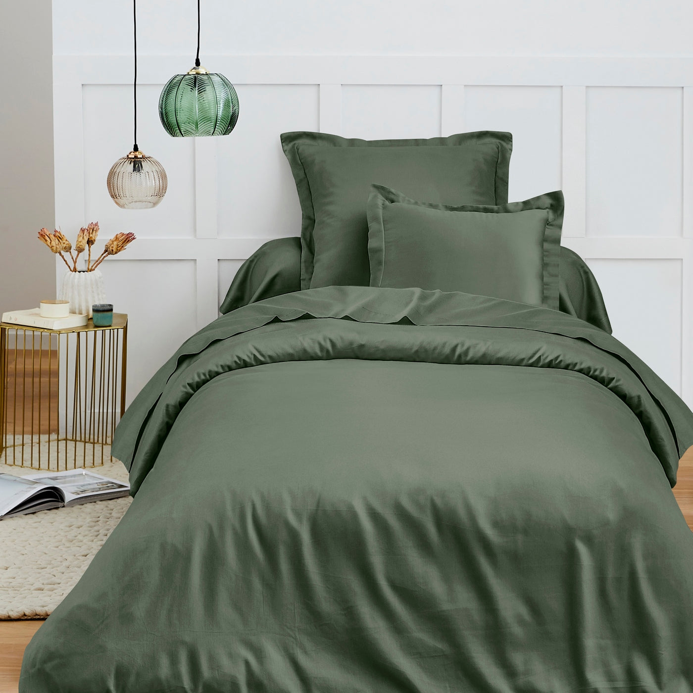 Housse De Couette - 100% Coton - Romarin