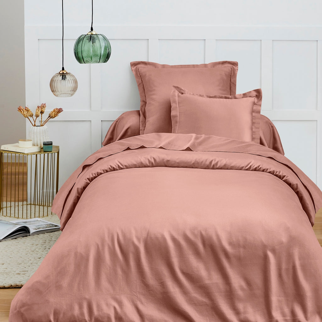 Duvet Cover - 100% Cotton - Dusty Pink