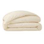 Housse De Couette - 100% Percale Coton - Ivoire