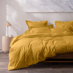 Housse De Couette - 100% Percale Coton - Mangue