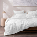 Housse De Couette - 100% Percale Coton - Neige