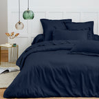 Duvet Cover - 100% Cotton - Midnight Blue