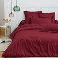 Duvet Cover - 100% Cotton - Garnet