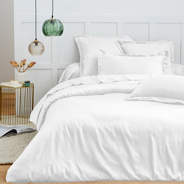 Housse De Couette - 100% Coton - Neige