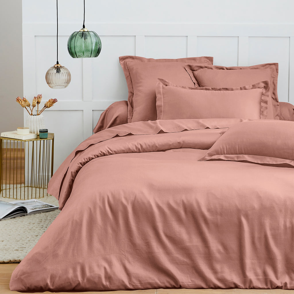 Duvet Cover - 100% Cotton - Dusty Pink