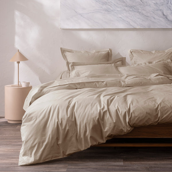 Housse De Couette - 100% Percale Coton - Lin