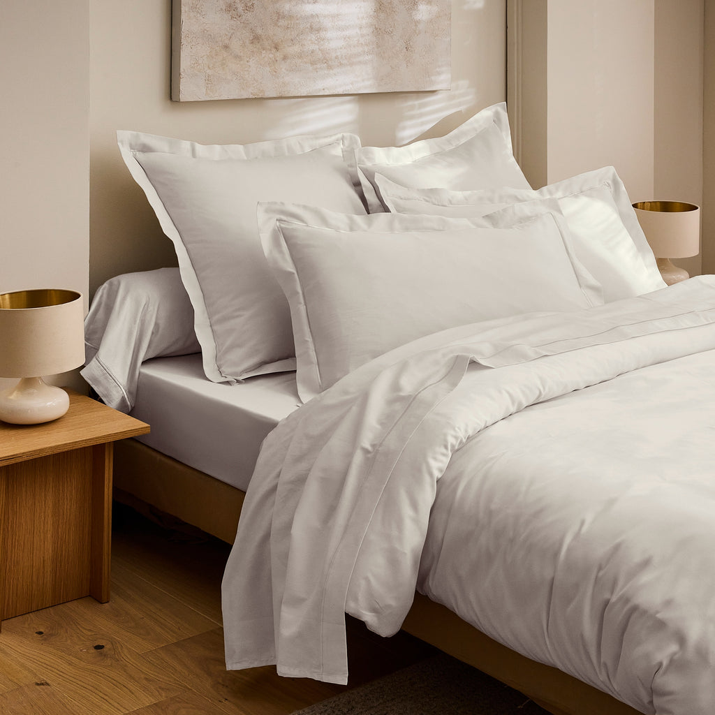 Housse De Couette "Prestige" - Satin De Coton - Sable