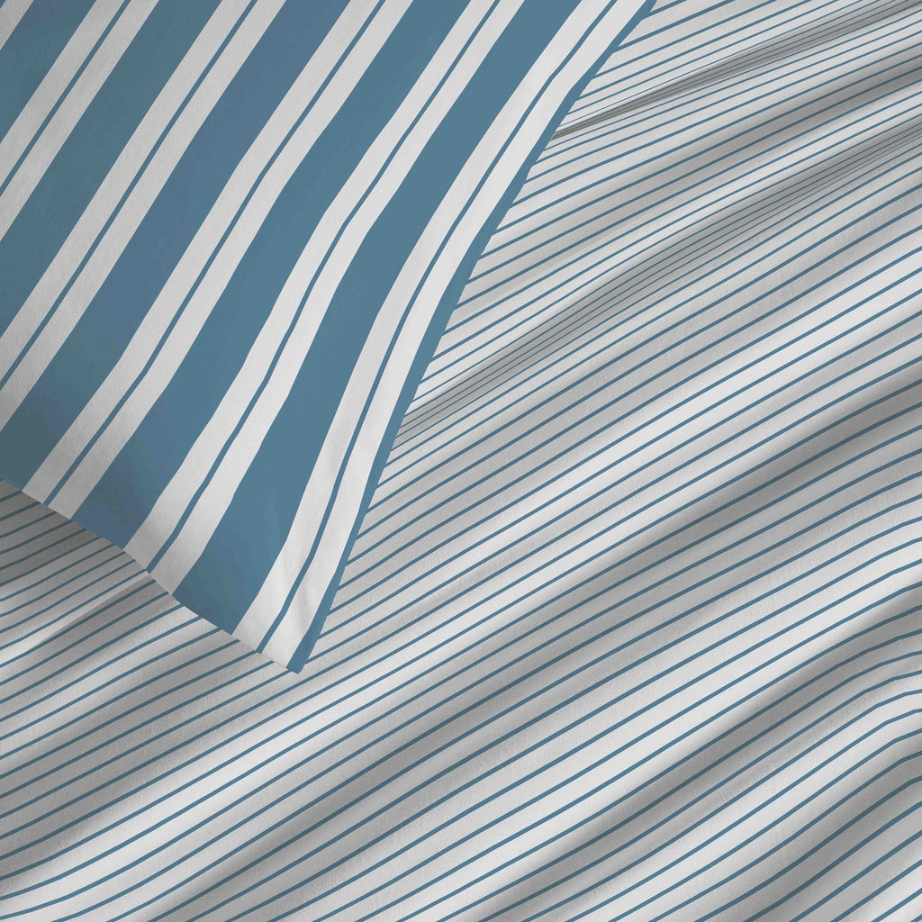 Pack Housse De Couette - 100% Coton - Florence Denim