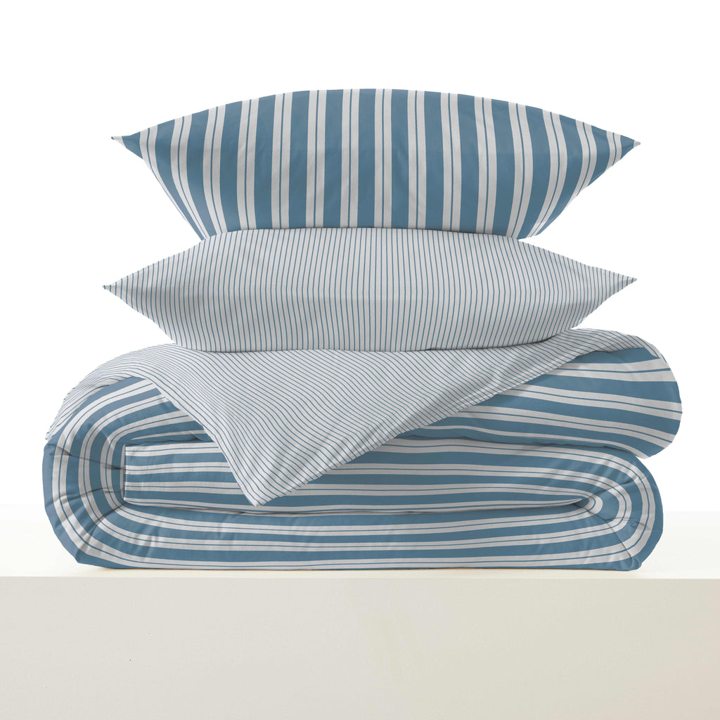 Pack Housse De Couette - 100% Coton - Florence Denim