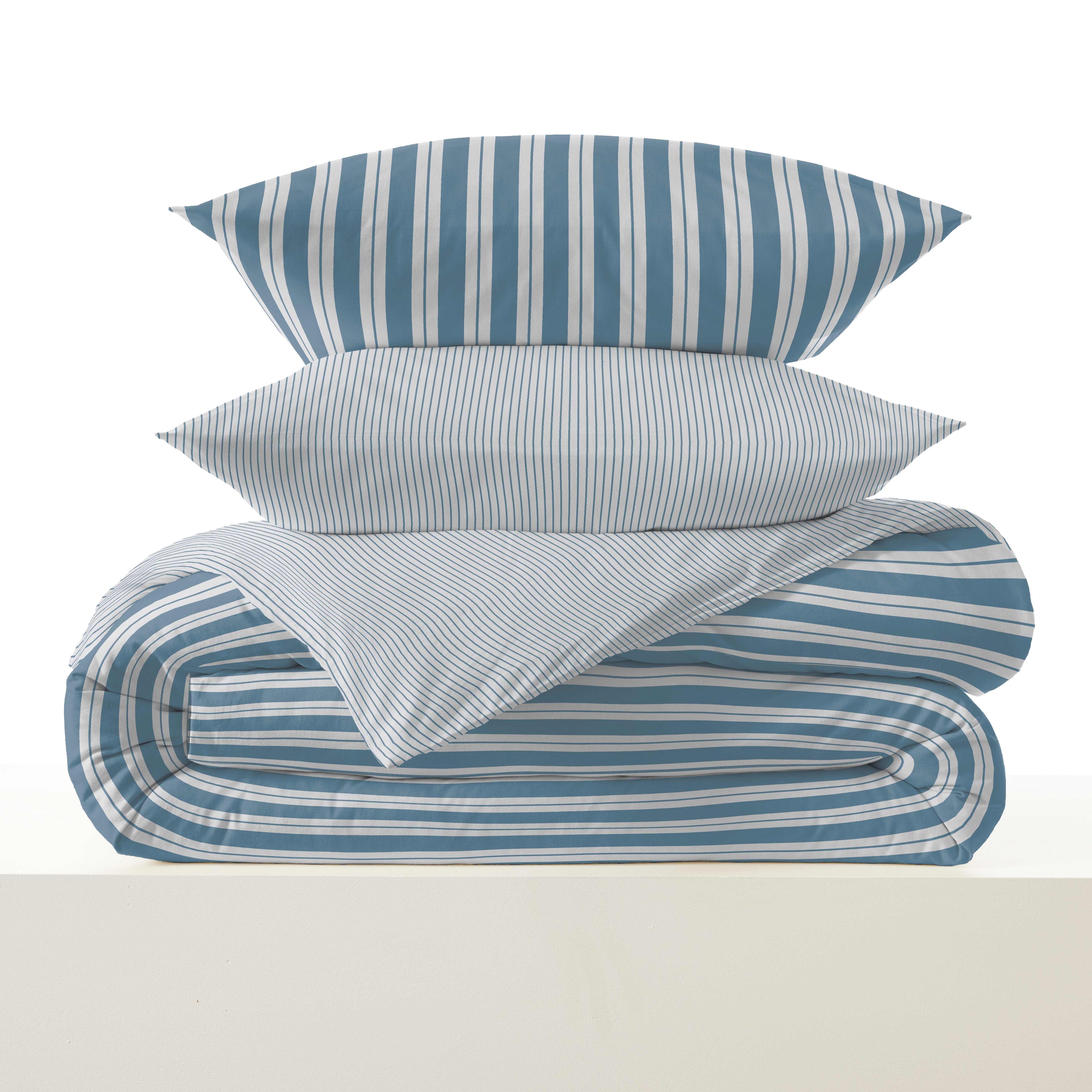 Pack Housse De Couette - 100% Coton - Florence Denim