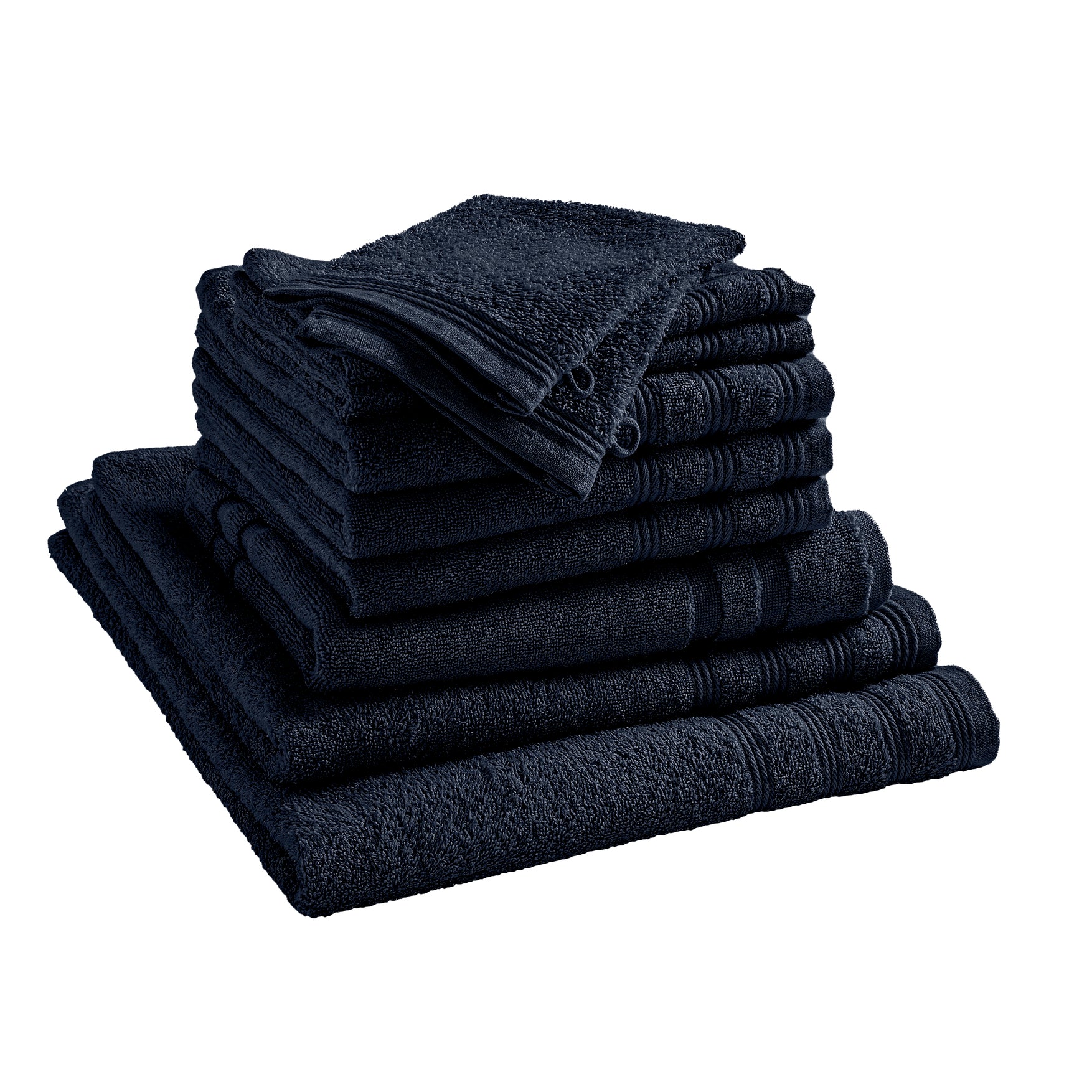 Pack de Esponjas "Spa" - 100% Algodón - Azul Medianoche