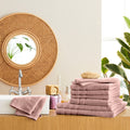 Pack Esponja "Spa" - 100% Algodón - Rosa Viejo