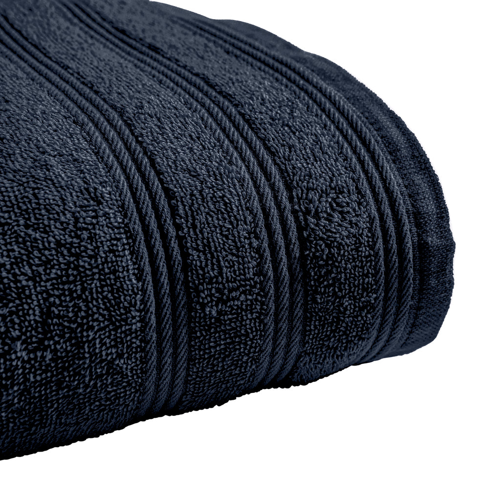 Toalla de Mano "Spa" - 100% Algodón - Azul Medianoche