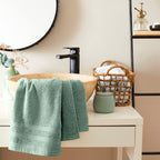 "Spa" Hand Towel - 100% Cotton - Mint