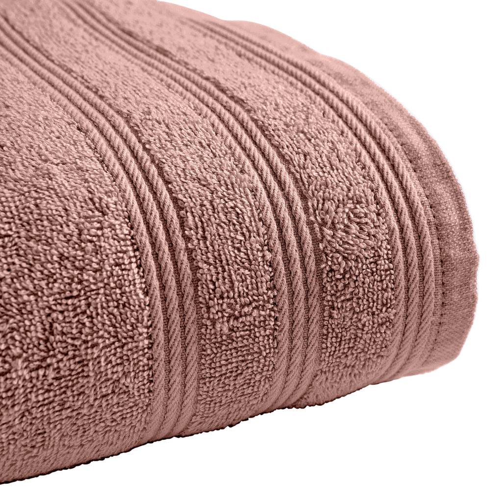 Toalla de Mano "Spa" - 100% Algodón - Rosa Viejo