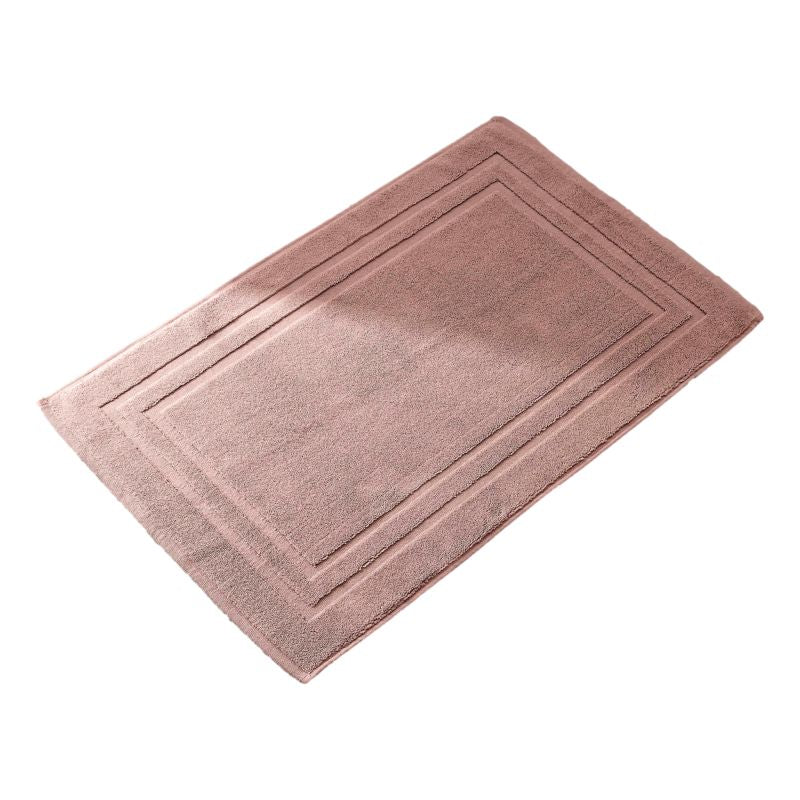 Tapis De Bain "Spa" - 100% Coton - Vieux Rose