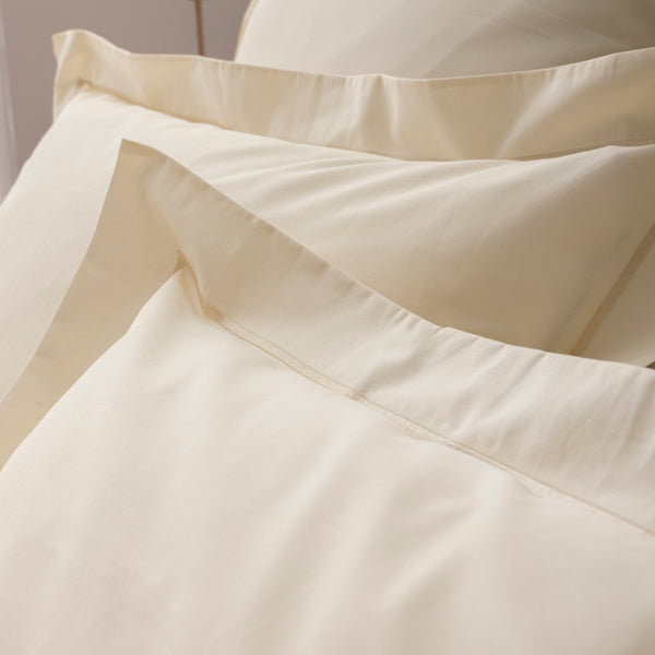 Taie D'Oreiller - 100% Percale Coton - Ivoire