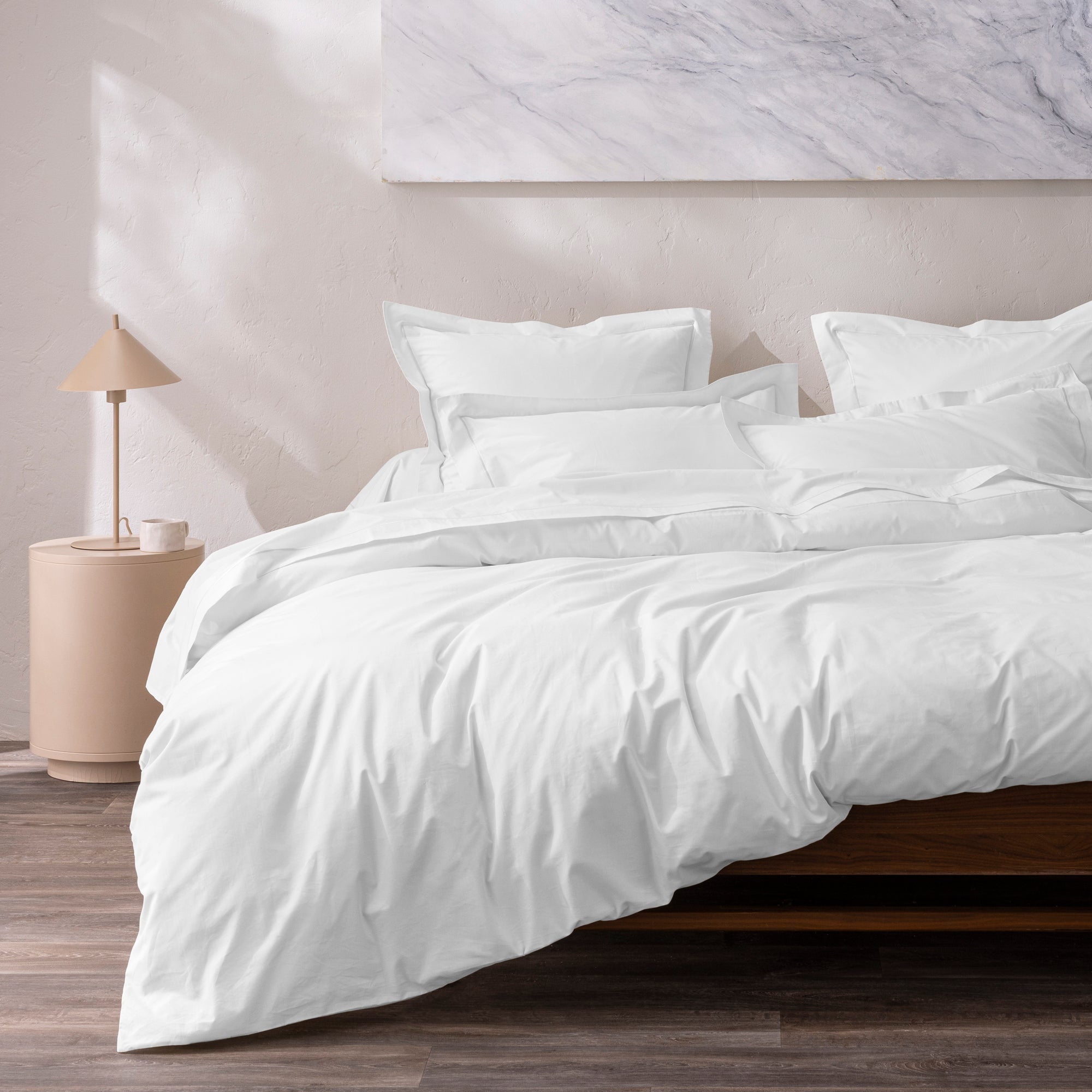 Pillowcase - 100% Cotton Percale - Snow