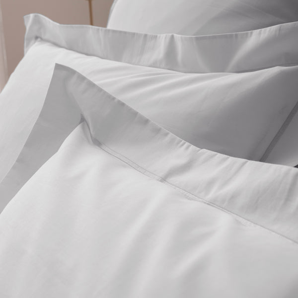 Taie D'Oreiller - 100% Percale Coton - Perle
