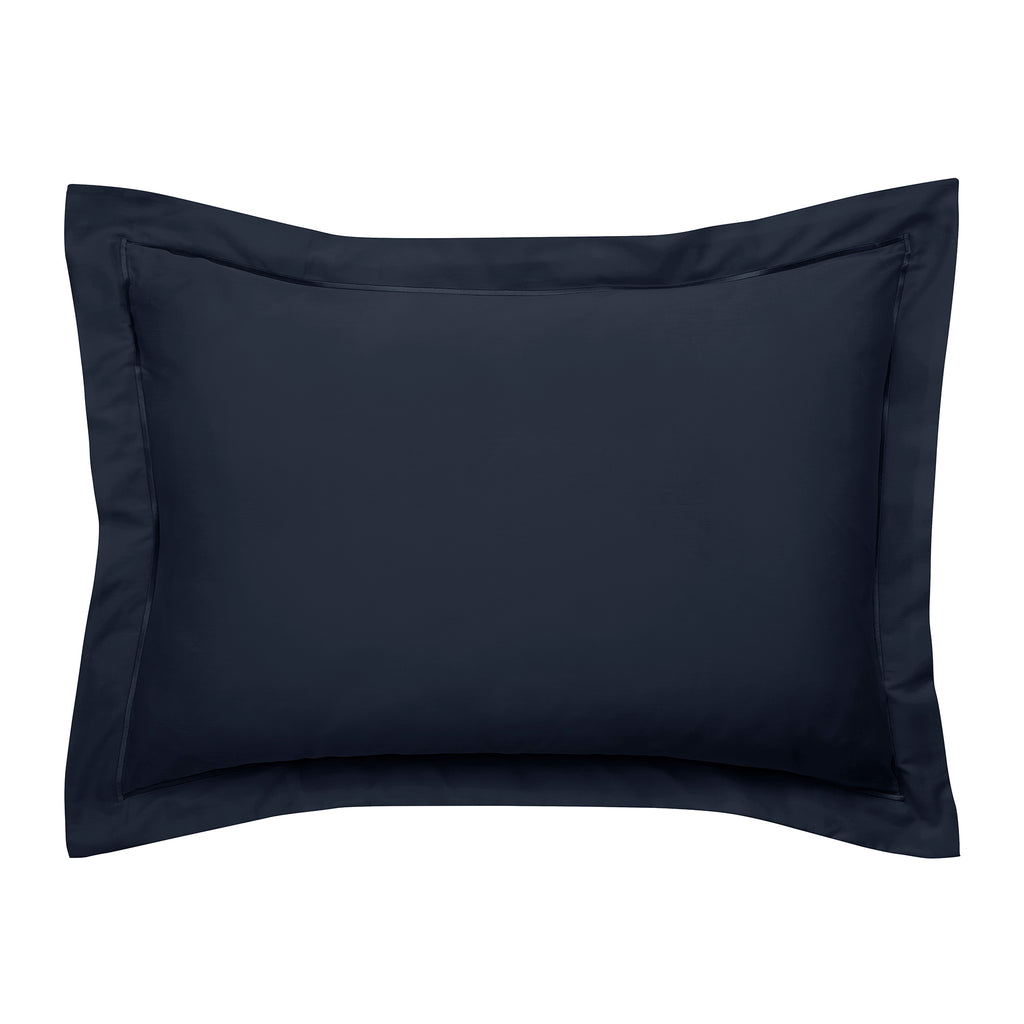 “Prestige” Pillowcase – Cotton Satin – Velvet Blue