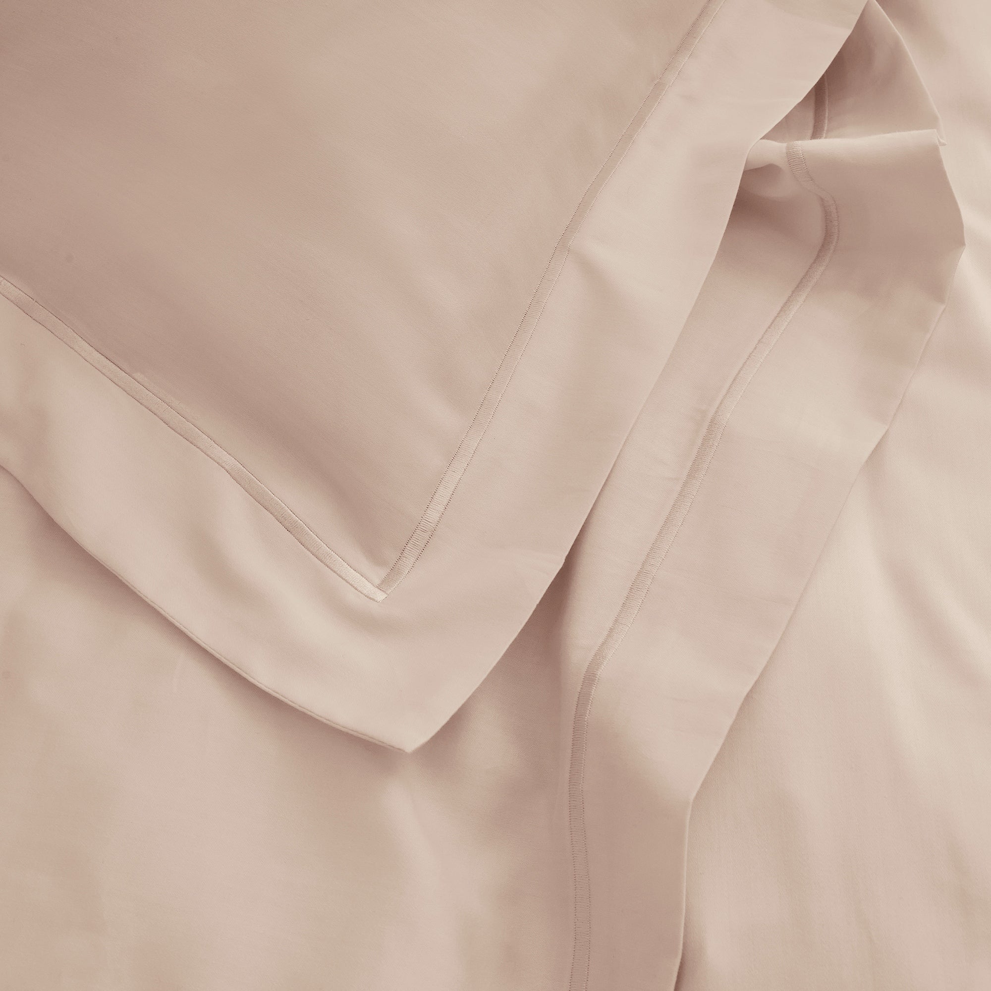 “Prestige” Pillowcase – Cotton Satin – Blush Pink