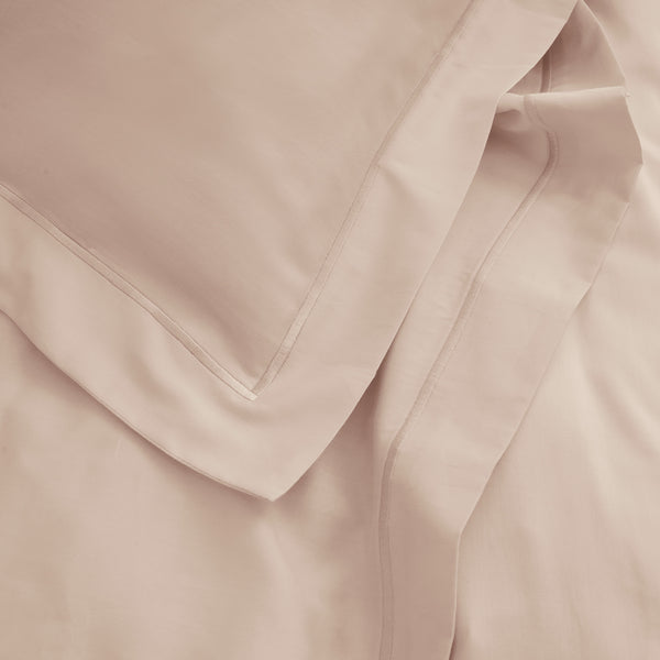 Taie D'Oreiller "Prestige" - Satin De Coton - Rose Blush