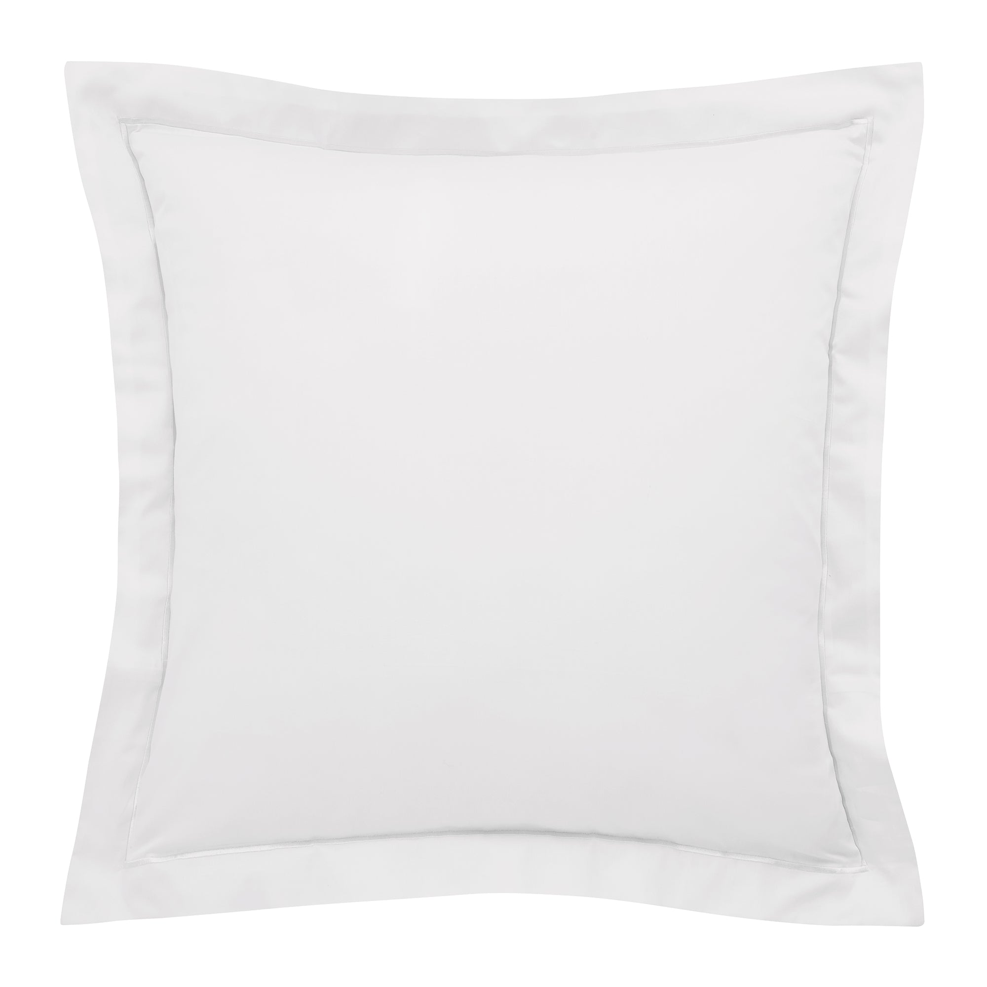 “Prestige” Pillowcase – Cotton Satin – White