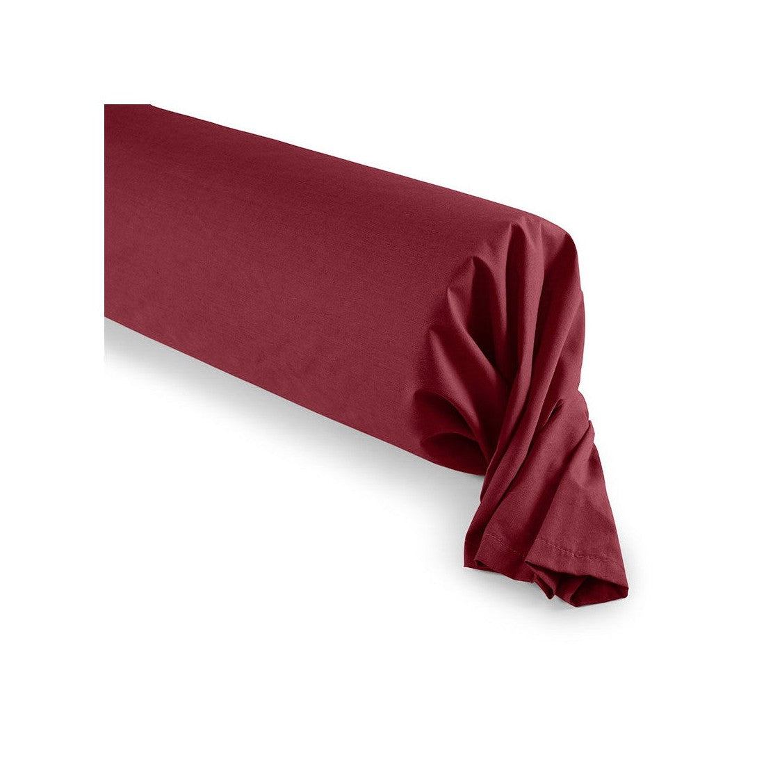 Funda Bolster - 100% Algodón - Granate