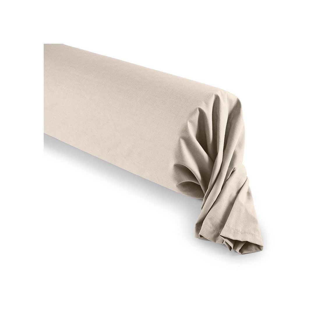 Bolster Pillowcase - 100% Cotton - Sand