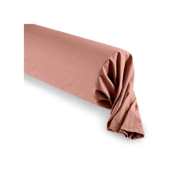 Funda Bolster - 100% Algodón - Rosa Viejo