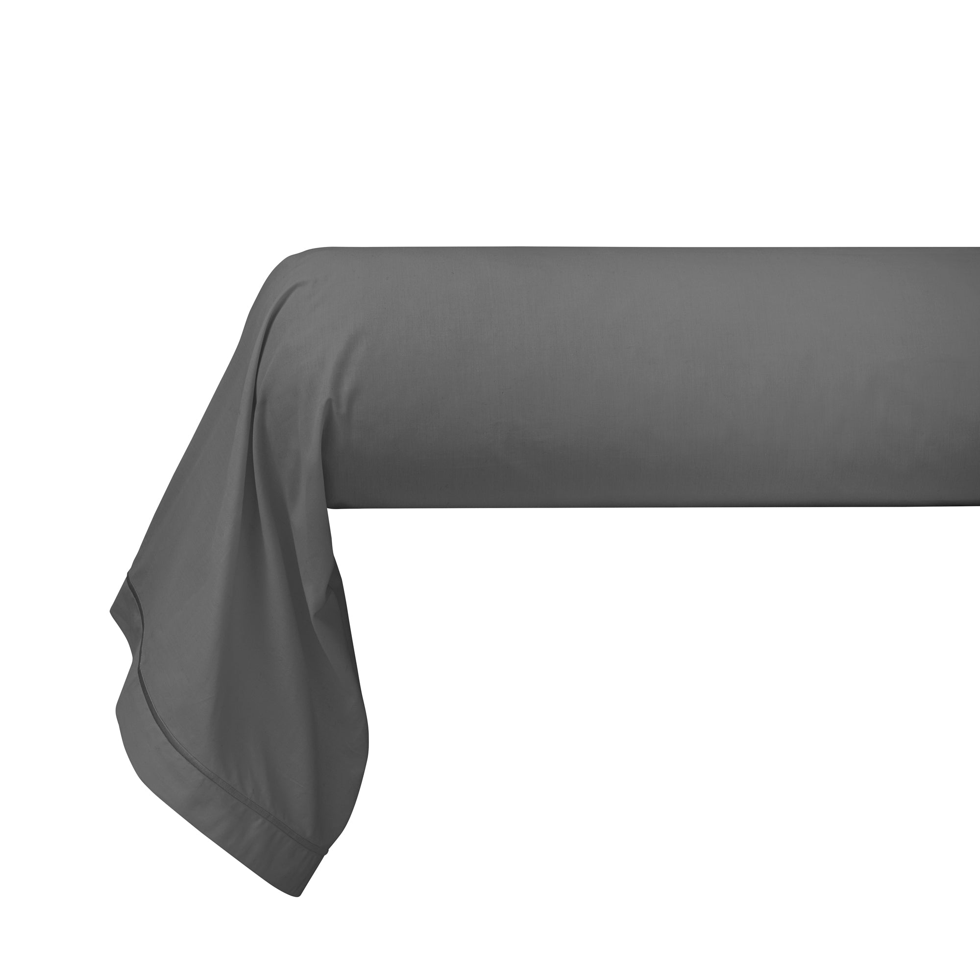 Funda Bolster - Percal 100% Algodón - Pizarra