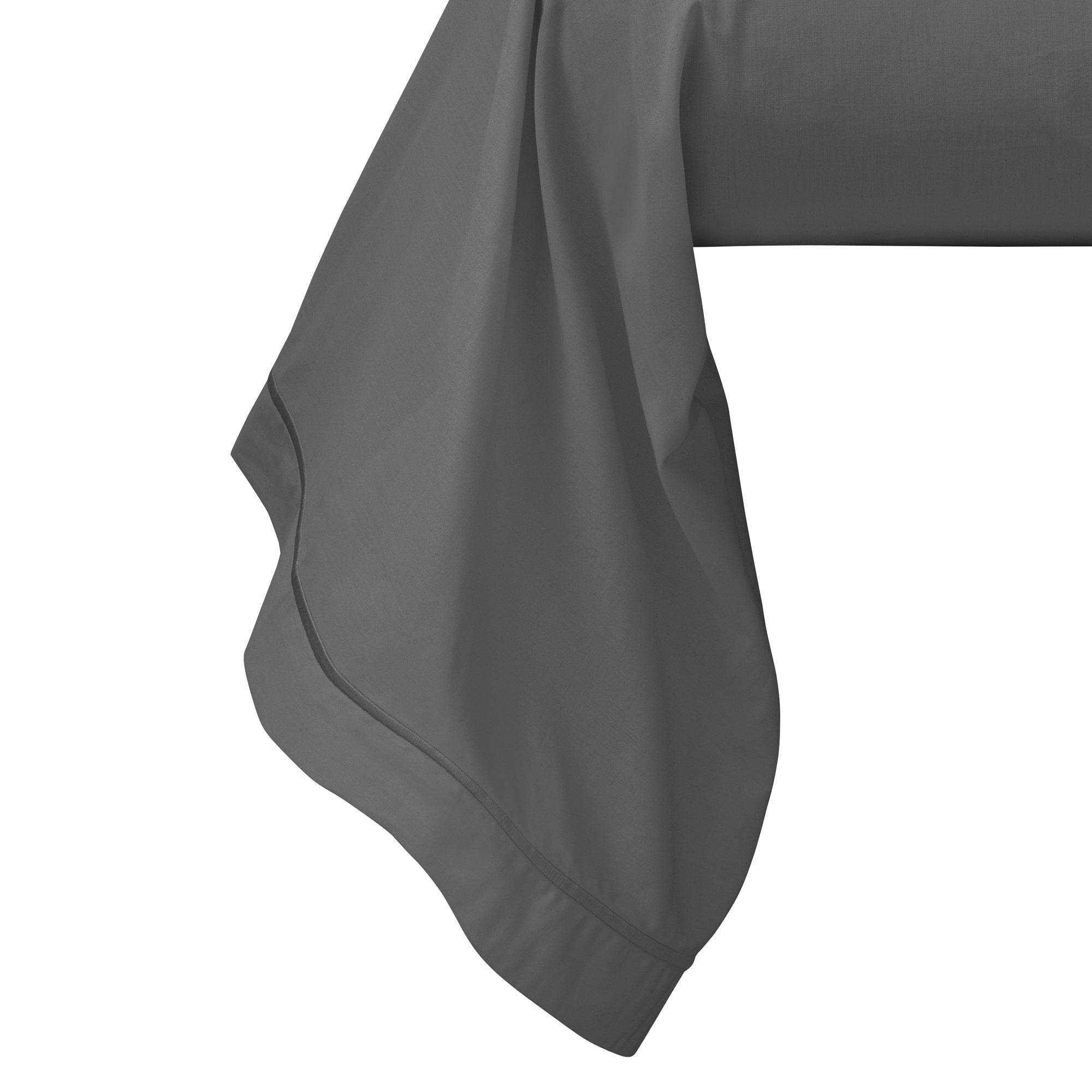 Funda Bolster - Percal 100% Algodón - Pizarra