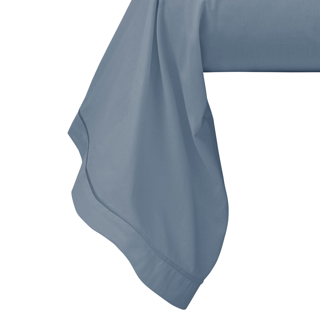 Taie De Traversin - 100% Percale Coton - Bleu Jean