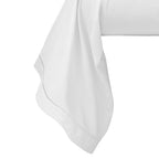 Bolster Case - 100% Cotton Percale - Snow