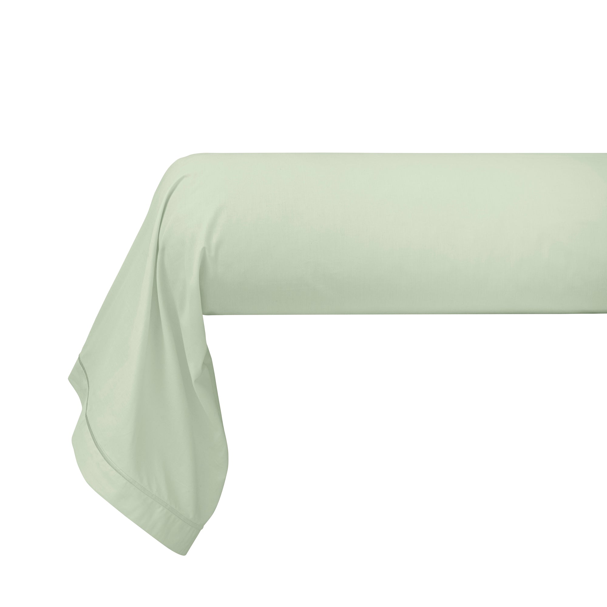 Taie De Traversin - 100% Percale Coton - Vert D'Eau